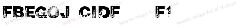 FBEGOJ CIDFont F1字体转换